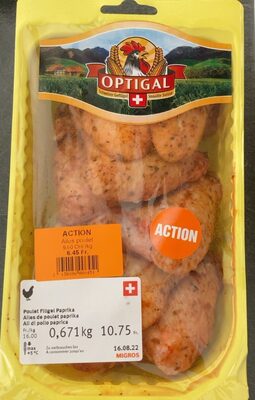 Ailes de poulet paprika - 1