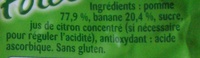 Pomme Banane 90 g - Ingredienti - fr