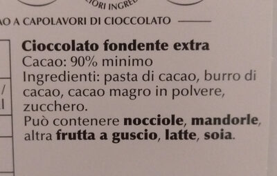 Dark Chocolate 90% cocoa - Ingredienti - it