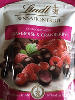 Sensation Fruit Chocolat Noir Framboise & Cranberry - Prodotto - it