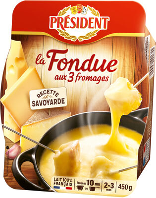 La Fondue aux 3 Fromages Président - Prodotto - fr