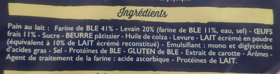 Pains au lait x 20 - Ingredienti