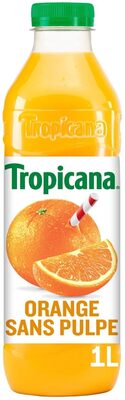 Tropicana 100% oranges pressées sans pulpe 1 L - Prodotto - fr