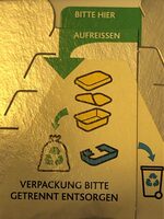 Butter & Rapsöl extra mit Meersalz - Istruzioni per il riciclaggio e/o informazioni sull'imballaggio - de