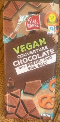 Vegan Couverture Chocolat with Prezel and sea salt - Prodotto - fr