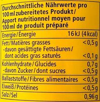Hühner Bouillon - Valori nutrizionali - de
