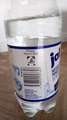 Ja! Natürliches Mineralwasser - Istruzioni per il riciclaggio e/o informazioni sull'imballaggio - de