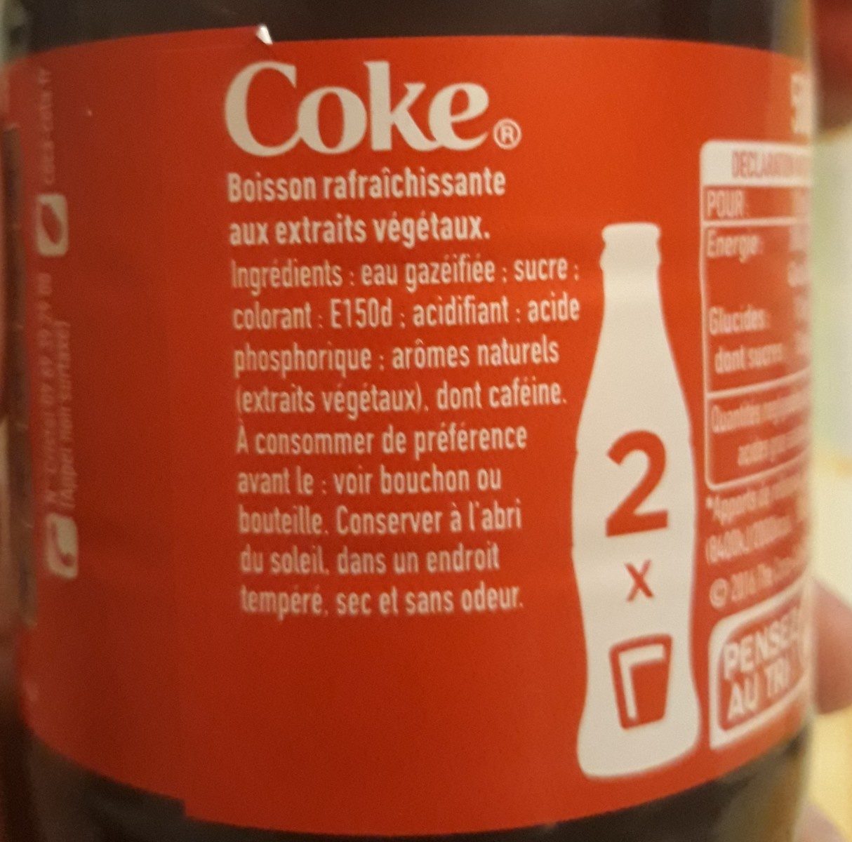 Coca-Cola - Ingredienti - fr