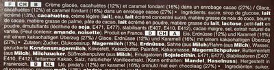 Snickers glacé x7 - Ingredienti - fr