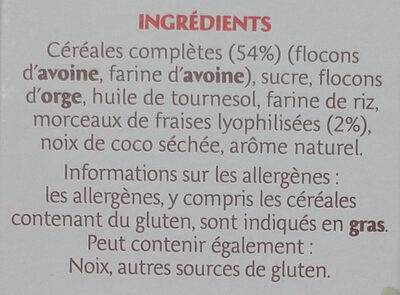 Country Crisp Fraises - Ingredienti - fr