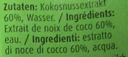 Coconut Milk - Kati - Ingredienti - fr