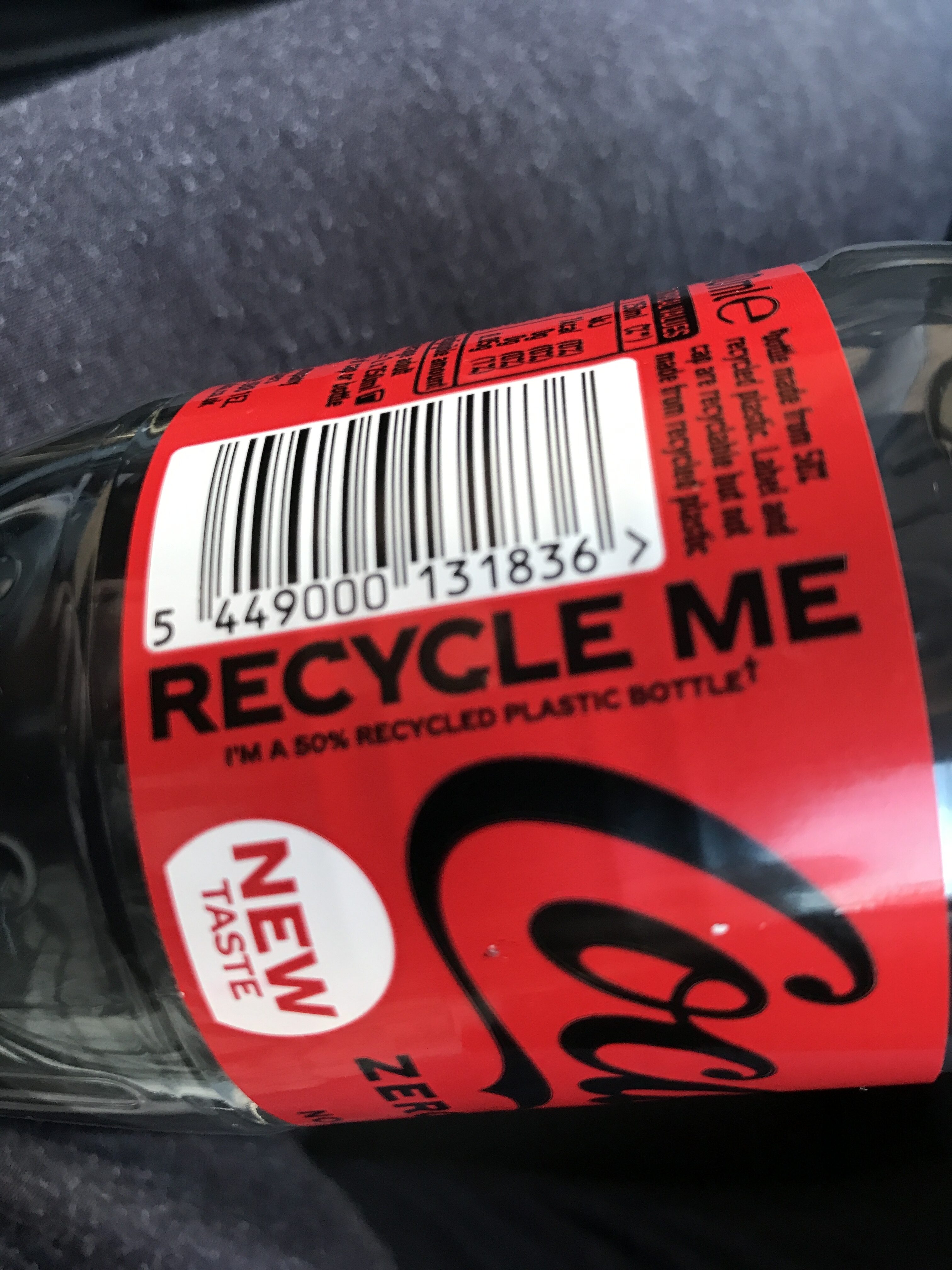Coca-cola zéro - Istruzioni per il riciclaggio e/o informazioni sull'imballaggio - en