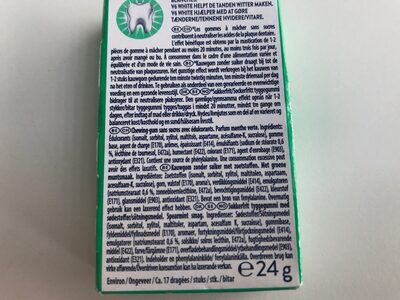 V6 White Spearmint - Ingredienti - fr