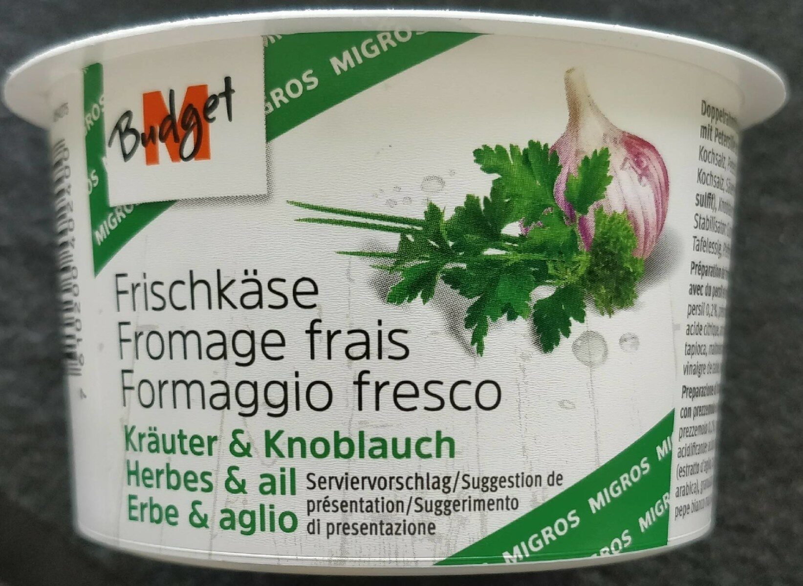 Frischkäse, Kräuter & Knoblauch - Prodotto - fr