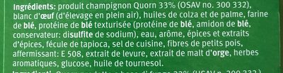 Quorn würstchen - Ingredienti - fr