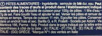 Barilla pates rigatoni - Ingredienti - fr