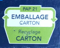 Coquillettes - Istruzioni per il riciclaggio e/o informazioni sull'imballaggio - fr