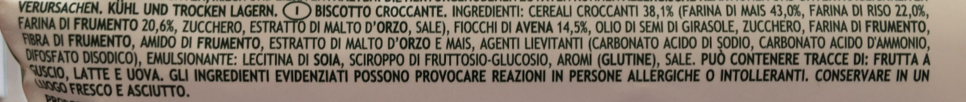 Croccante con Riso - Ingredienti - it