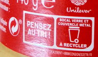 Moutarde de Dijon Fine & Forte - Istruzioni per il riciclaggio e/o informazioni sull'imballaggio - fr