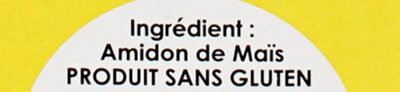 Maizena Fleur de Maïs Sans Gluten 400g - Ingredienti - fr
