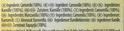 Herbal Infusion Camomile Tea Bags - Ingredienti - en